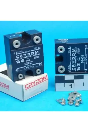 CRYDOM - D2402 - Relays, Solid State Relay, SSR. 240VAC 2.5 Amp Out. 3-32VDC In., New Bargain
