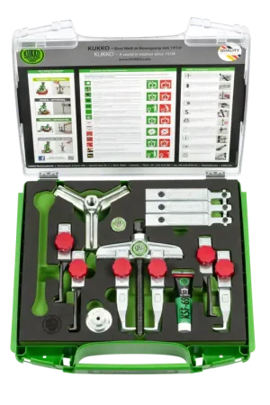 2-jaw universal puller with quick adjustable pulling hooks (set) - Kukko Quality Tools Inc Money Back Guarantee