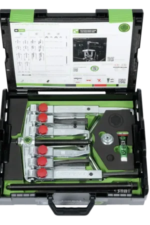 2-, 3-jaw universal puller set with two different puller jaw typ - Kukko Quality Tools Inc Authentic