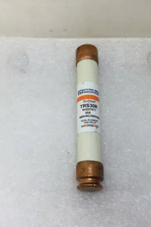 Ferraz/Shawmut Tri-Onic TRS30R 30 Amp 600V or Less Dual Element Time Delay Fuse Current Limiting Class RK5 Genuine