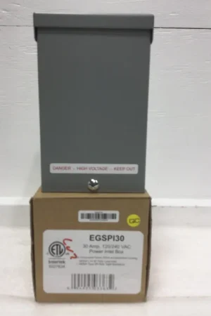 Connecticut Electric 30-Amp Power Inlet Box with Hinged Door, NEMA 3R Power Inlet Box, Generators Up to 7,500 Running Watts, ETL Listed Grab Now