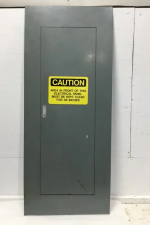 GE NHB Style 2A Industrial Electrical Cabinet Front 54" x 22 1/4" Editor’s Pick