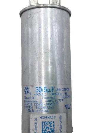 Buy Online Tongfeng CD440-3005R-0 30/5uf+/-6% 440VAC 50/60Hz CBB65B Capacitor