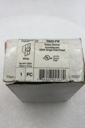 Last Chance Legrand R600-PW Single Pole Rotary Dimmer