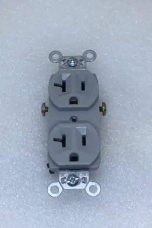 Limited Time Legrand CR20-GRY 20 Amp 125V Duplex Receptacle