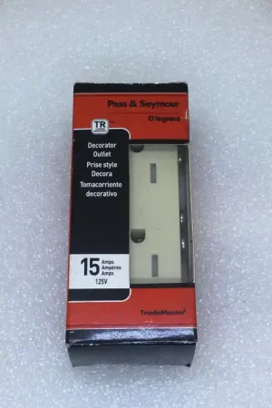 Hot Picks Legrand 885-TRICC8 15 Amp 125V Decorator Outlet - Ivory