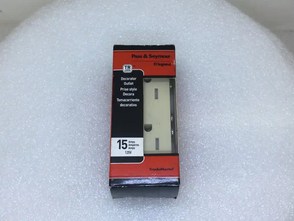 Hot Picks Legrand 885-TRICC8 15 Amp 125V Decorator Outlet - Ivory