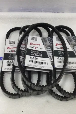 Browning AX26 Torq Titan Grip Notch V-Belt 28" O.C. (Lot of 6) Save Now