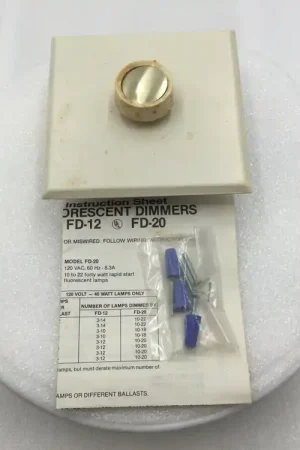 Warranty Included Lutron FD-20 Light Controller/Dimmer