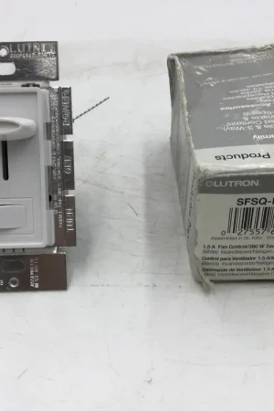 Lutron SFSQ-LF-WH 1.5A 120V 360W Dimmer 1-Pole 3-Way Fan Speed Control Quite 3-Speeds Place Order