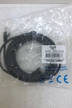 C2G 00406 CAT5e 12 Ft Ethernet Cable - Black Snagless Cable Must Have