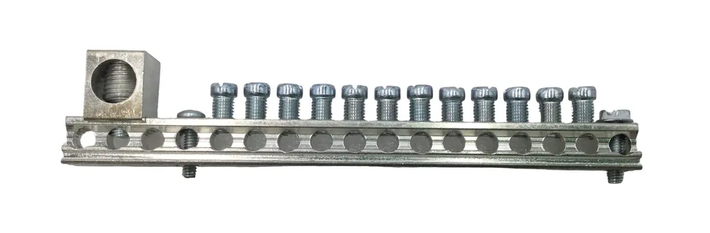 17 Position 4-14 AWG CMC CA-75/78 Grounding Bar 6 3/8" x 1 1/4" Get Yours