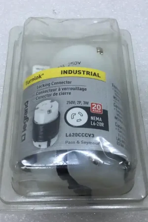 Buy Direct Legrand/Pass & Seymour L620CCCV3 Locking Connector Body 20 Amp 250V 3-Wire NEMA L6-20R