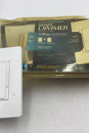 Buy Direct Lutron MAW-603-RH-WH Smart Dimmer 600w White 3-Way Dimmer Diva Duo