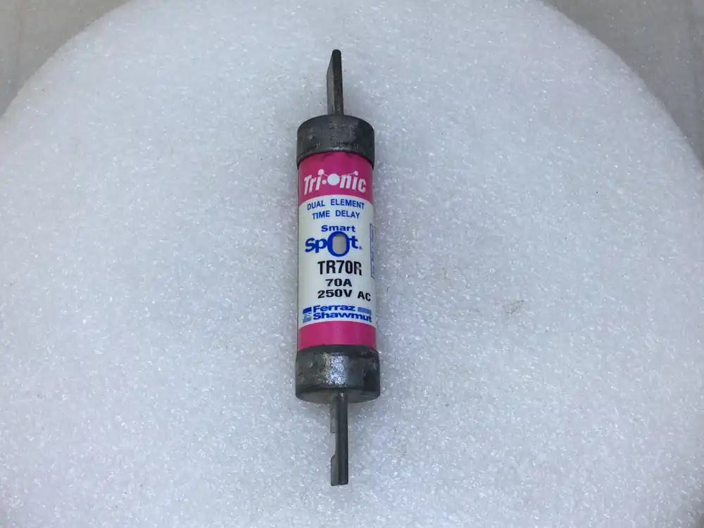 Ferraz/Shawmut TR70R 70 Amp 250V Dual Element Class RK5 Fuse - Pink Label Trusted Brand