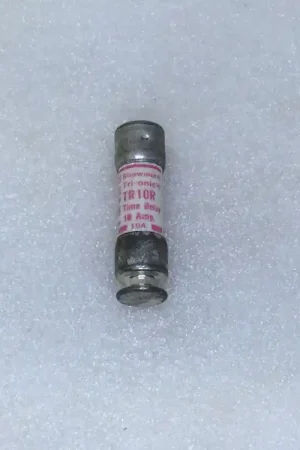 Gould TR10R 10 Amp 250V Time Delay Class RK5 Fuse - Aluminum Cap Viral