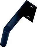 Same Day Shipping Paramount Extrusions 5088-3, Black 1-1/2" Pull, Aluminum, Centers 1"