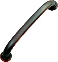 Clearance Hickory Hardware Zephyr Pull 128mm Center to Center Oil Rubbed Bronze Highlighted P2282-OBH