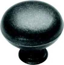 Free Returns Hickory Hardware Modus Knob 1-1/4" Dia Vibra Pewter PA1218-VP