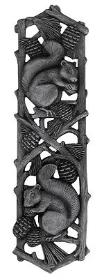 Notting Hill NHP-677-AP, Grey Squirrel Pull in Antique Pewter, Great Outdoors Limited Offer
