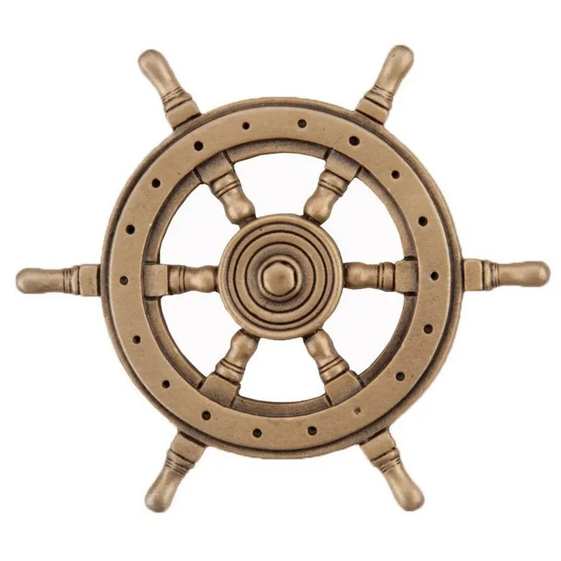 Limited Offer Acorn Manufacturing Ships Wheel Knob 1-3/4" Diameter Museum Gold DPCGP