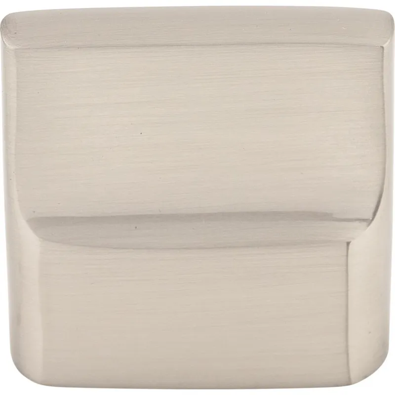 Top Knobs Aspen II Flat Sided Pull 7/8" Center to Center Brushed Satin Nickel M2050 Today Only