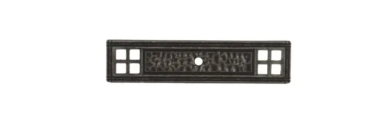 Elite I Backplate 4-1/4" Long Weathered Nickel WE Preferred MPJS2-WN Save Now