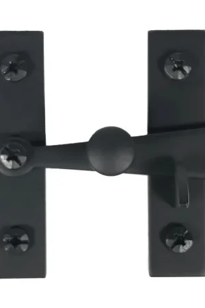 Acorn Manufacturing 2-1/8" Knob and Bar Cabinet Latch Smooth Matte Black ALJBR Warranty Included