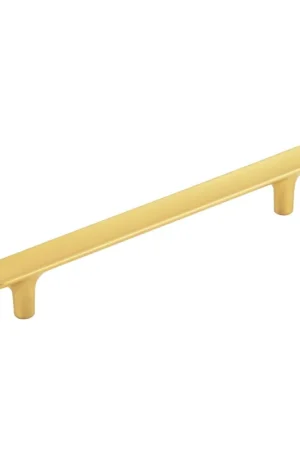 Bulk Order Hickory Hardware Maven Pull 6-5/16" Center to Center Brushed Golden Brass H078781BGB