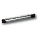 Crafted Lincoln 446060 Pipe Nipple, 1 in, Steel, SCH 40 Schedule, 6 in L, 25/PK