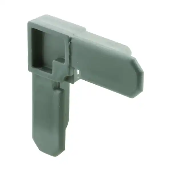 Professional Grade Make-2-Fit PL 7727 Square Cut Screen Frame Corner, Plastic, Gray, For: Square-Cut Ends of 5/16 Aluminum Screen Frame