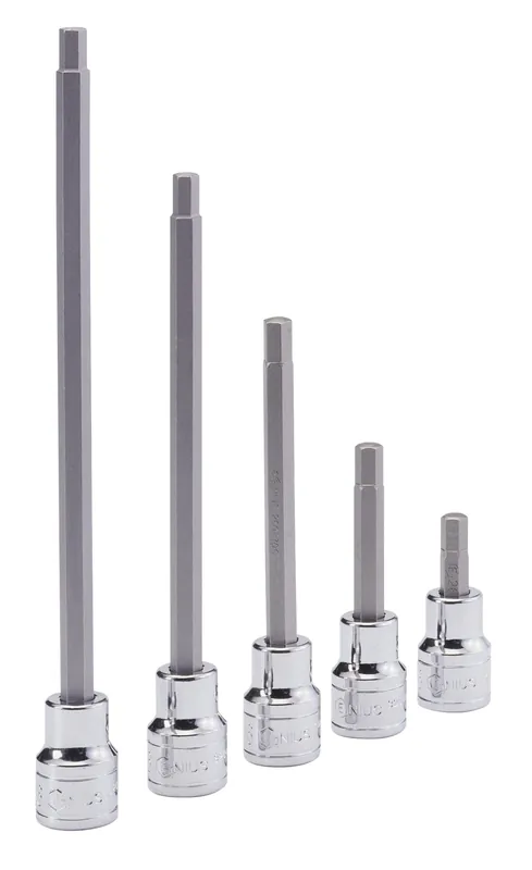 1/2" Dr. 9/32" Hex Bit Socket 230mmL - Genius Tools No Minimum Order