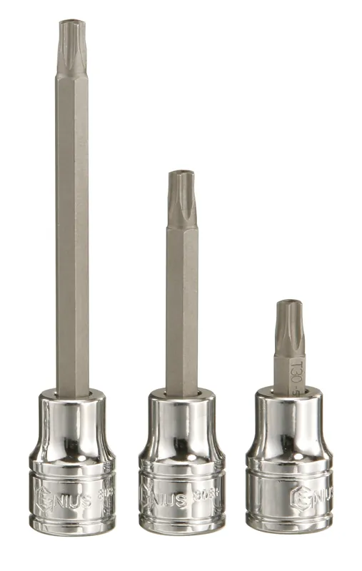 Editor’s Pick 3/8" Dr. T-25 Pentacle Bit Socket 76mmL - Genius Tools