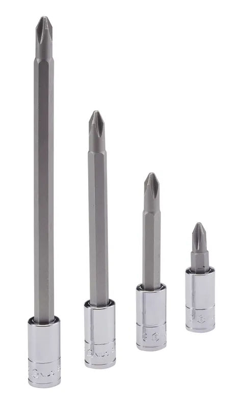 1/4" Dr. PH.3 Phillips Bit Socket 45mmL - Genius Tools Wholesale