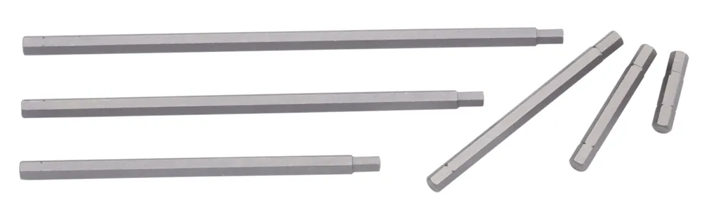 Today Only 1/4" Hex Shank, 3mm Hex Screwdriver Bit 200mmL - Genius Tools
