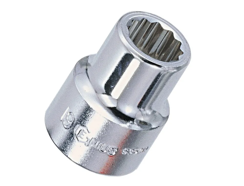Bulk Order 1" Dr. 61mm 12-pt Hand Socket - Genius Tools