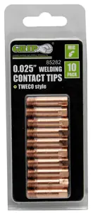 .025 Welding Contact Tips - Grip-On Tools Free Shipping