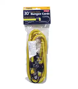 2 Pc. 30" Yellow Bungee Cords - Cargoloc Grab Now