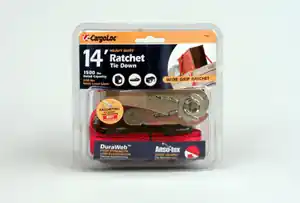 Ratchet Tie Down 1" x 14' x - Cargoloc Top Pick