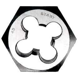 1 In Hex Die, Fractional, 1/4-28NF - Vermont American Seasonal Sale