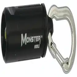 NICHIA 10 LUMEN WHITE LED KEYCHAIN, CARABINER CLIP - Monster Genuine