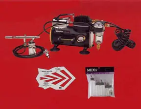 IW410 AUTOMTOTIVE AIRBRUSH KIT - Iwata Hassle-Free Returns