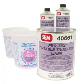 Best Seller Sem Products | 40660 | Pro-Tex Tintable Truck Bed Liner Kit – Durable Urethane Coating