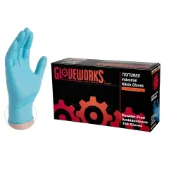 Last Chance Ammex | INPF46100 | Gloveworks Nitrile Powder Free Gloves L