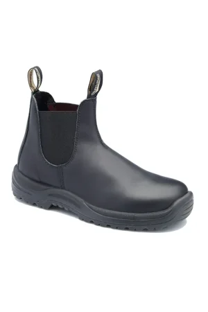 Blundstone | 179 | Steel Toe Slip-On Elastic Side Boots w/ Kick Guard, Black Place Order