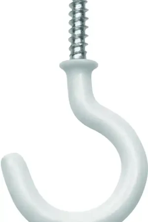 Instant Buy OOK 50357 Mug Hook, 1-1/4 in L, Vinyl-Coated