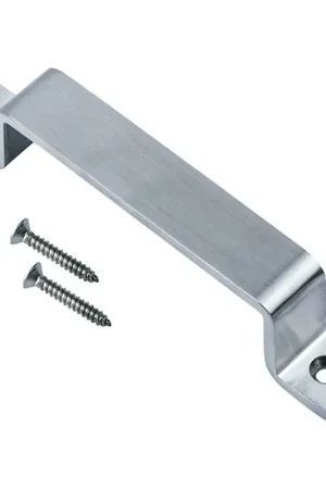 Next Day Delivery Renin Cairns Series BD450-SS Barn Door Handle, 163 mm H Handle, Satin Nickel