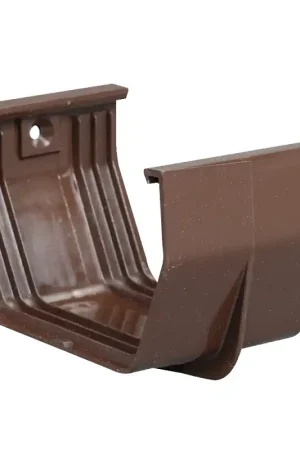 Amerimax T1505 Contemporary Gutter Connector, 5 in Gutter, Vinyl, Brown Best Price