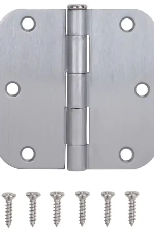 Exclusive Offer ProSource 20347SCX Door Hinge, Steel, Satin Chrome, Loose Pin, 180 deg Range of Motion, Screw Mounting