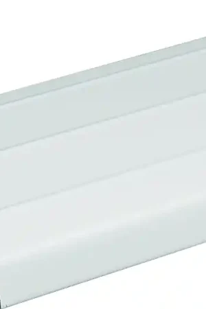 Must Have Amerimax 77103 Fascia Trim, 12 ft L, 6 in W, 0.018 Gauge, Aluminum, White, Enamel